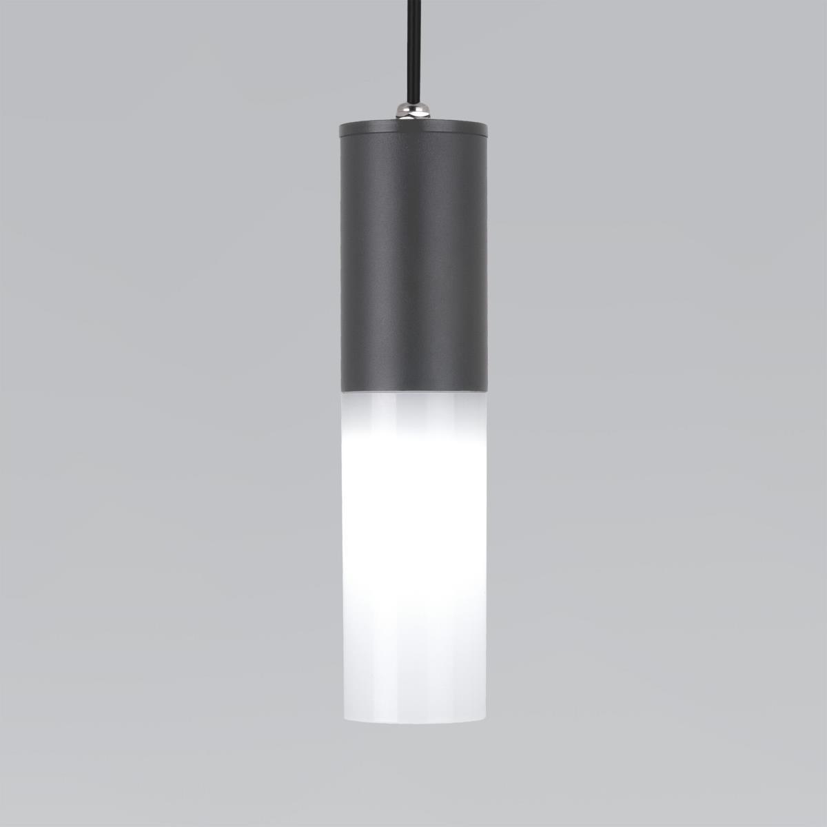 Уличный подвесной светильник Elektrostandard Glas 5602 TECHNO серый a062781