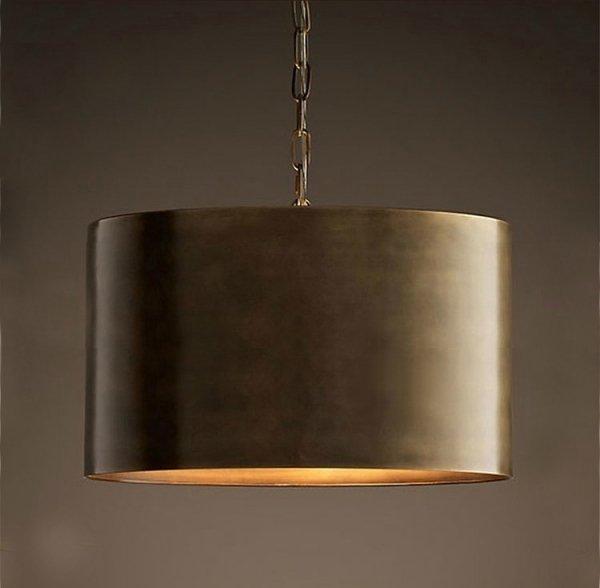 Подвесной светильник Loft-Concept RH Antiqued Metal Drum Pendant lamp 40.1097-0 20720