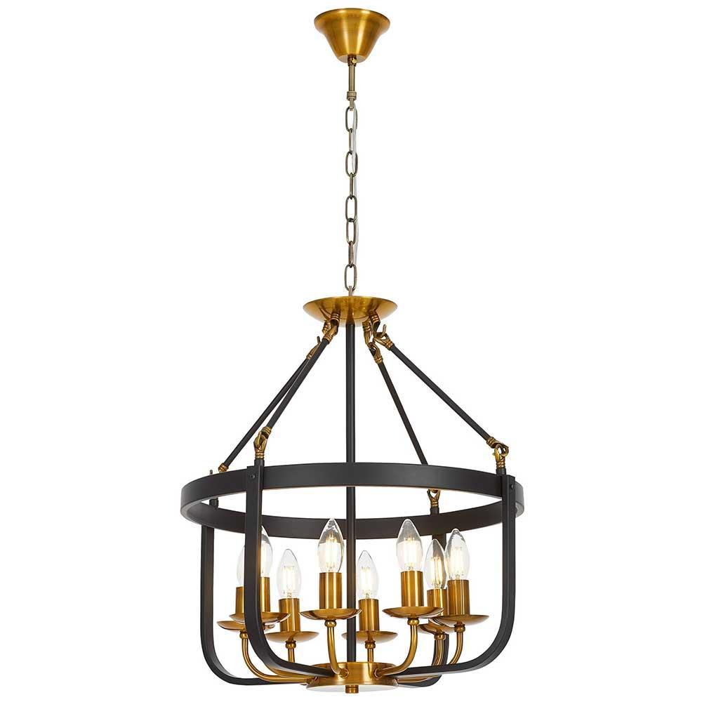 Подвесная люстра Lumina Deco Berling LDP 8024-8 BK+MD