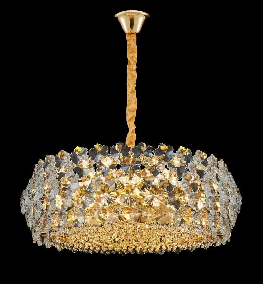 Люстра подвесная Alfa Light F2024-09 E14 Хром