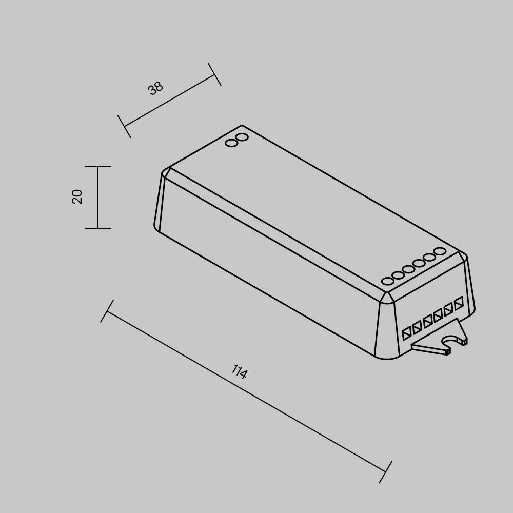 Wi-Fi контроллер Maytoni для светодиодной ленты RGB MIX 742001