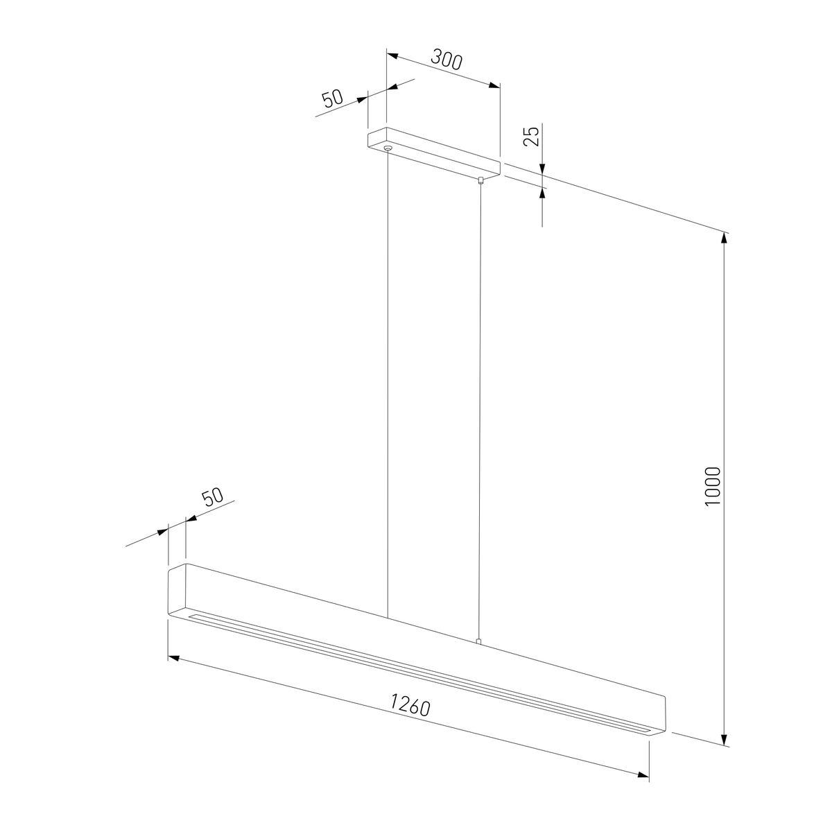 Подвесной светодиодный светильник TK Lighting 1449 Teo
