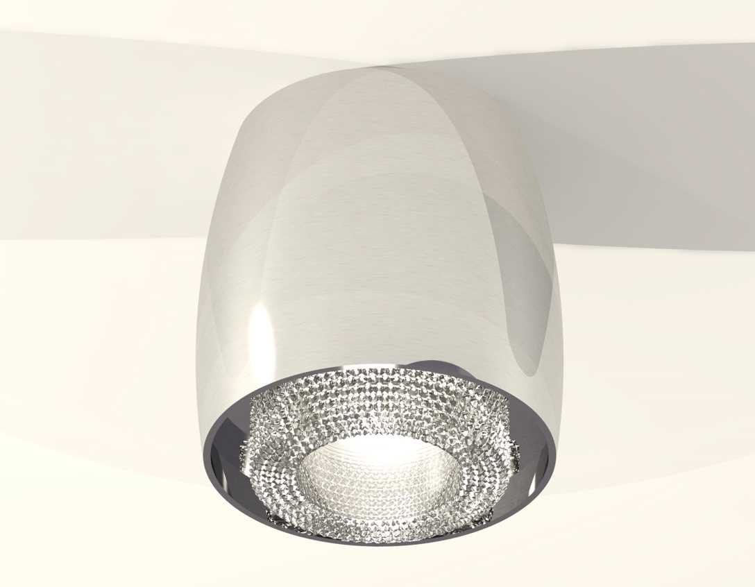 Комплект накладного светильника Ambrella light Techno Spot XS1143010 PSL/CL серебро полированное/прозрачный (C1143, N7191)