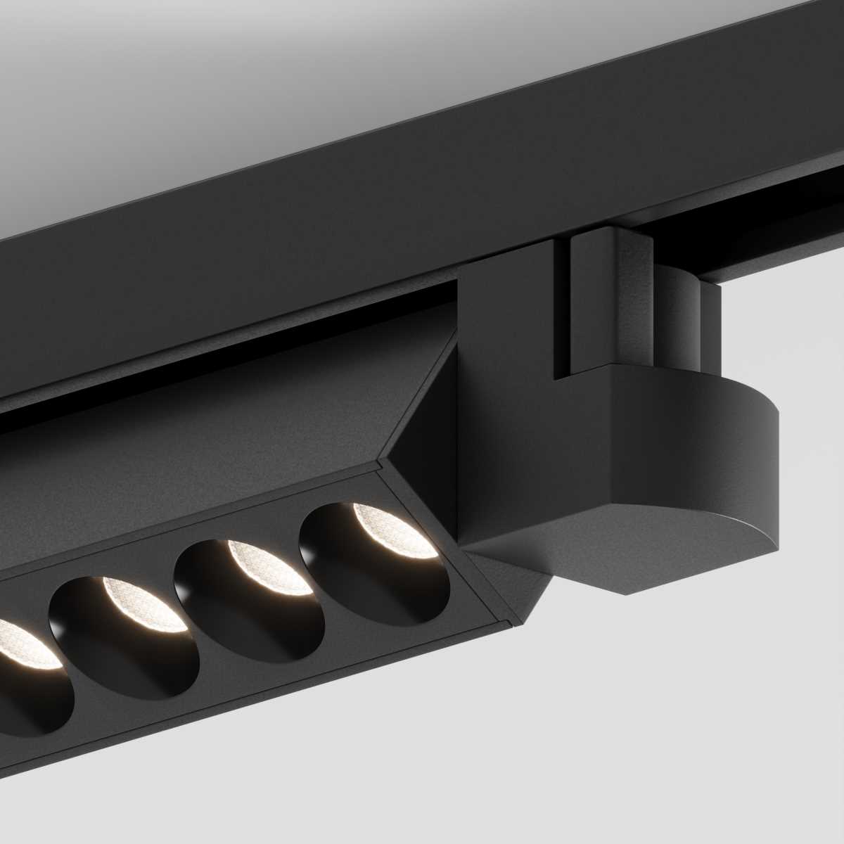 Трековый линейный светильник направленного света Hesby Lighting Skylite Однофазный, 213мм-3000К, чёрный HSBL_0025