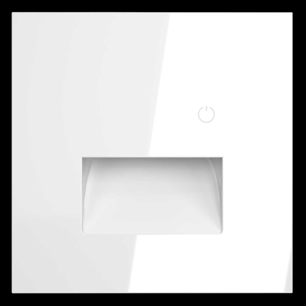 Накладка для подсветки светодиодной с датчиком, S70 (белый глянцевый) Voltum VLS002401