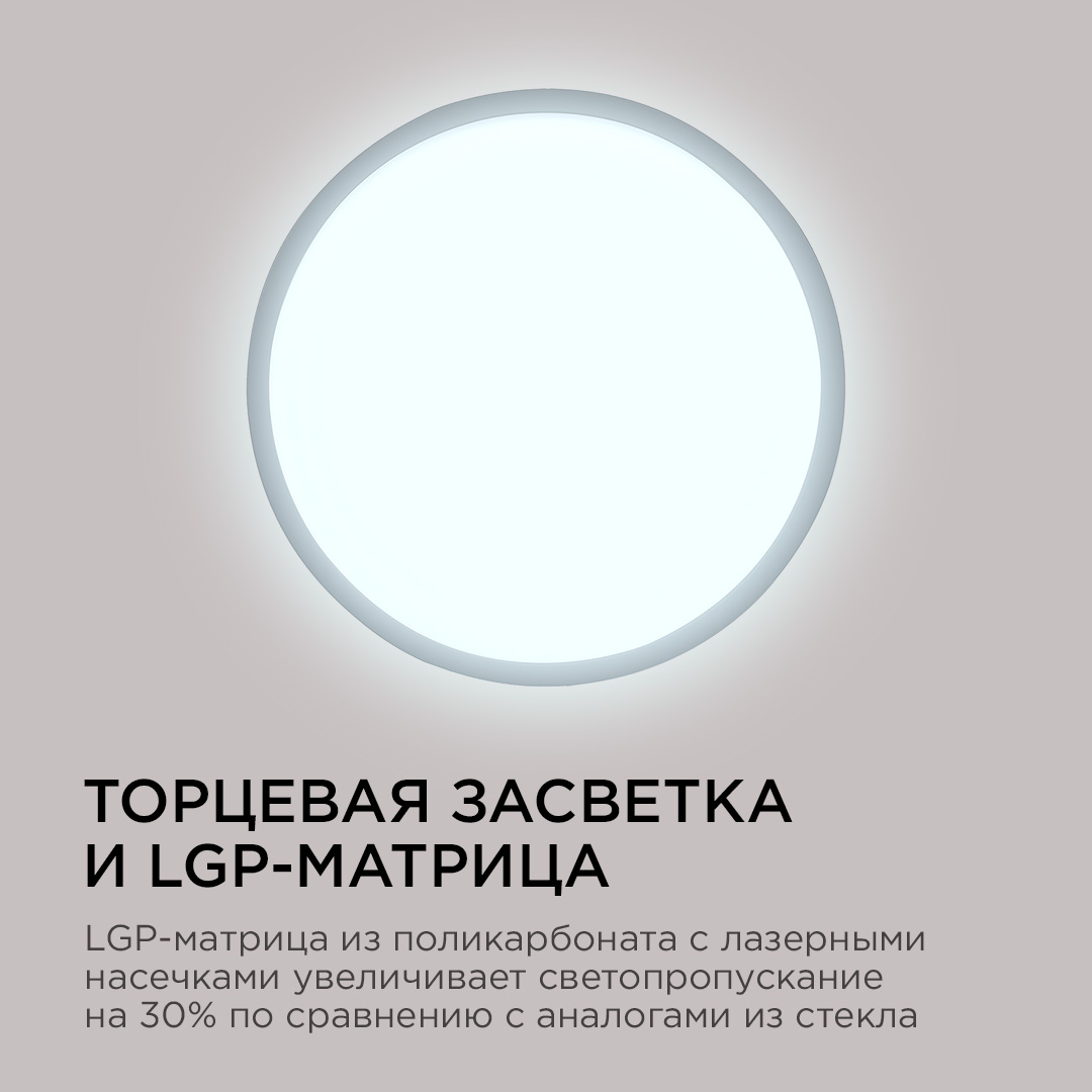 Настенно-потолочный светодиодный светильник Apeyron Spin 18-128