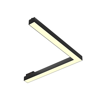 Трековый светодиодный светильник 6063 TrackLine Fold Angle (ral9005/400mm/400mm/LT70 — 3K/24W/120deg) 0625206