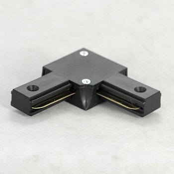 Коннектор Lussole LGO 10325 угловой коннектор черный