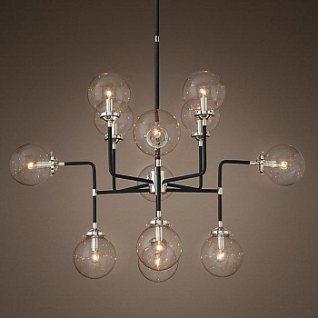 Люстра Loft-Concept Bistro Globe Clear Glass 40.2103-0