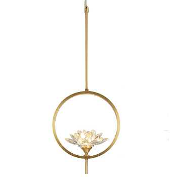 Подвесной светильник Loft-Concept Светильники Хрустальный Цветок Лотоса Clear Glass Lotus Lamp   40.3174-0